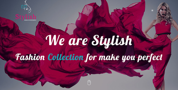 PSD шаблон на тему модельное агентство