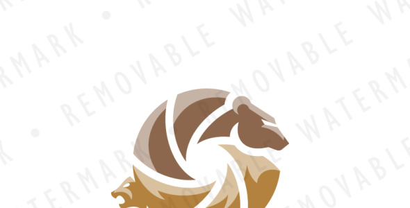 Шаблон логотипа на тему графика