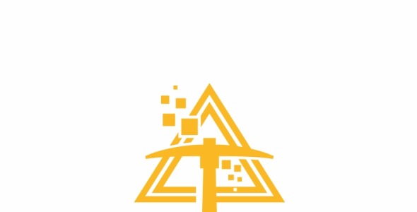 Шаблон логотипа на тему графика