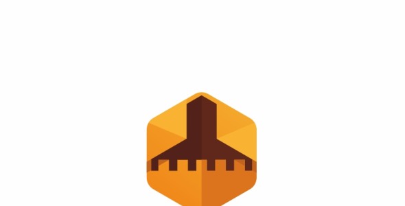 Шаблон логотипа на тему графика