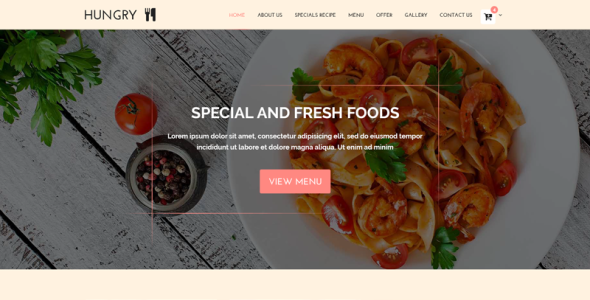 Адаптивный PSD шаблон на тему барбекю