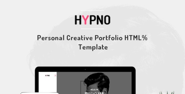 персональный креативный шаблон сайта портфолио