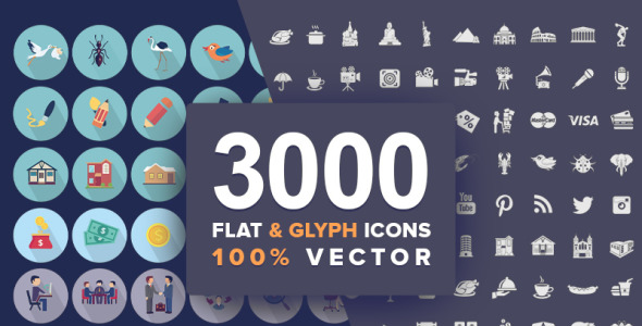 Адаптивный Набор иконок на тему графика