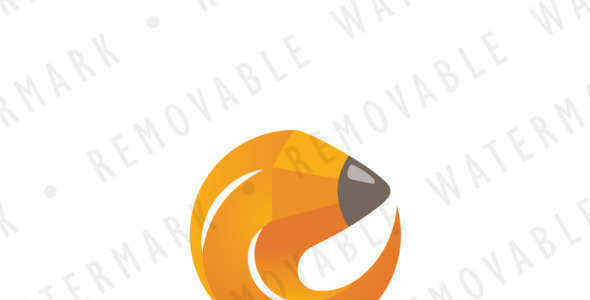 Шаблон логотипа на тему графика