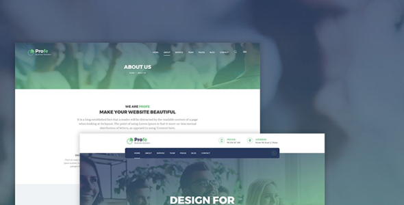 шаблон корпоративного бизнес-сайта