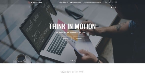 consulting it &amp; presentor sleek business joomla template