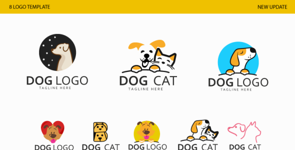 Шаблон логотипа на тему графика