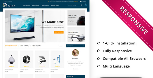 тема электронного магазина prestashop