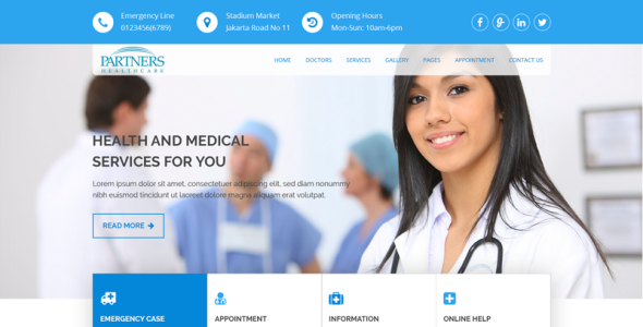 Адаптивный PSD шаблон на тему стоматология