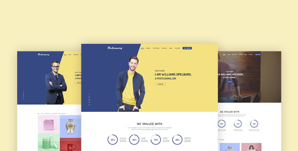 шаблон сайта creative portfolio bootstrap4