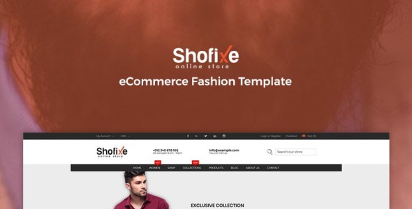 шаблон веб-сайта электронной коммерции