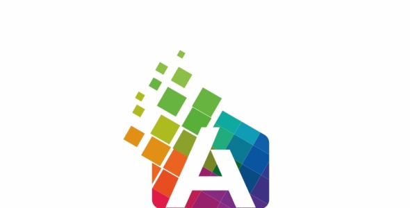 Шаблон логотипа на тему графика