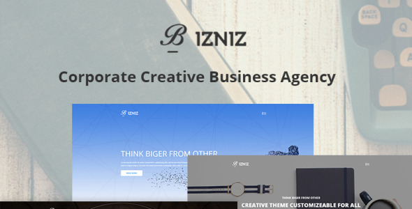 Bizniz – Creative Agency Website Template