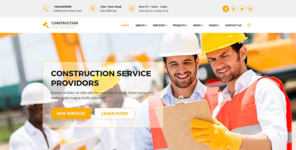 Адаптивный PSD шаблон на тему агентство недвижимости