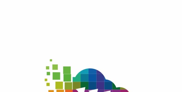 Шаблон логотипа на тему графика