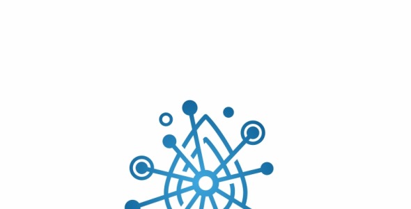 Шаблон логотипа на тему графика