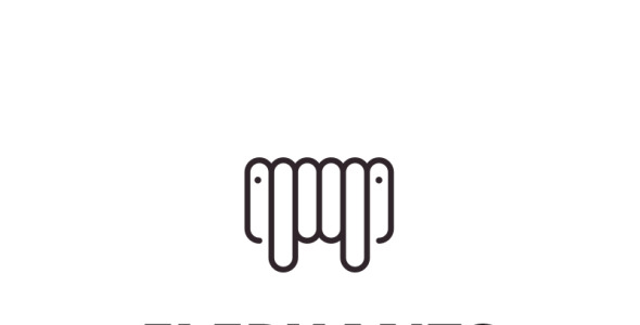 Шаблон логотипа на тему графика