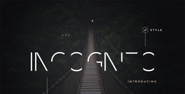 Шрифт на тему графика