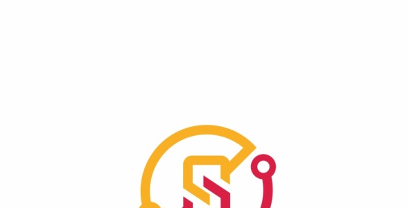 Шаблон логотипа на тему графика