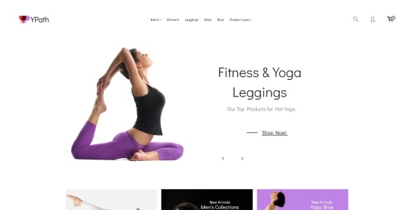amp yoga store magento тема