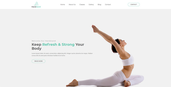 шаблон сайта gym &amp; fitness