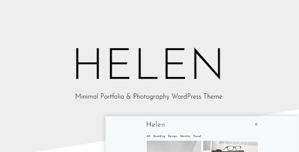 minimal portfolio &amp; photography wordpress theme