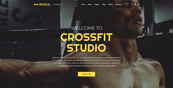 спортивный чистый шаблон joomla