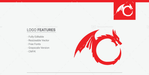 Шаблон логотипа на тему графика