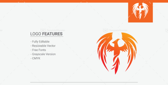 Шаблон логотипа на тему графика