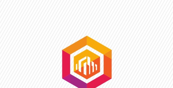 Шаблон логотипа на тему графика