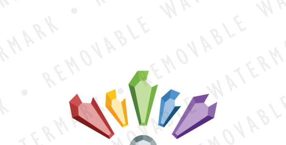 Шаблон логотипа на тему графика