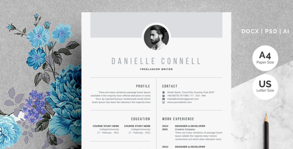 Резюме на тему персональная страница