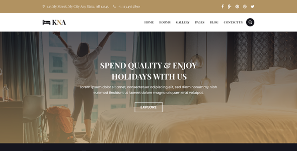 Адаптивный PSD шаблон на тему отзывы об отелях