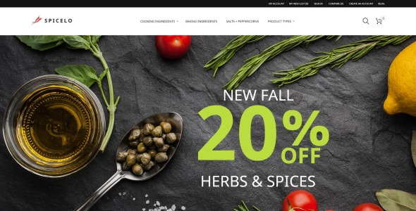 amp spice shop magento тема
