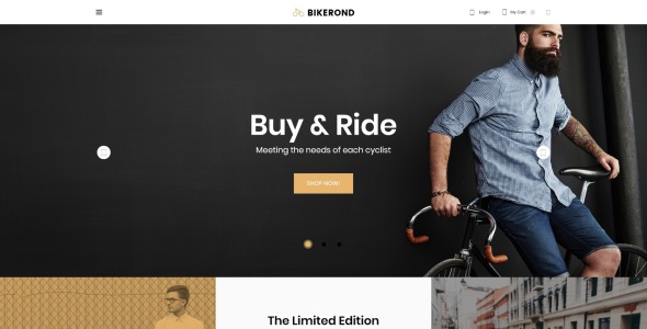 bike shop elementor woocommerce тема