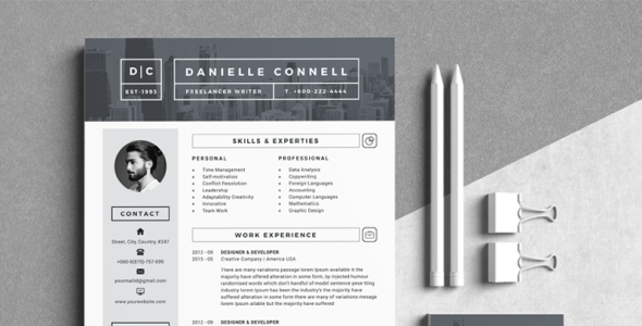 Резюме на тему персональная страница