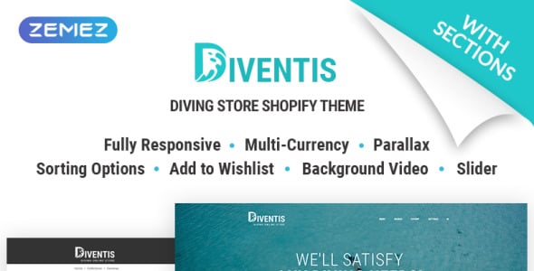 водолазное снаряжение интернет-магазин shopify тема