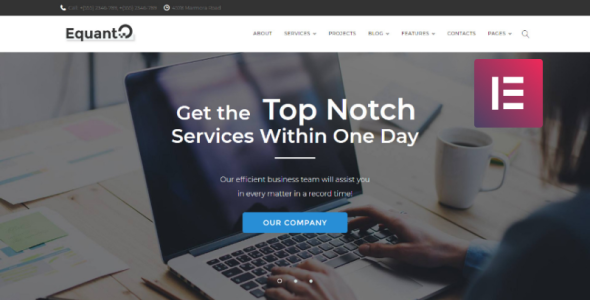 Бизнес-Консалтинг wordpress elementor theme