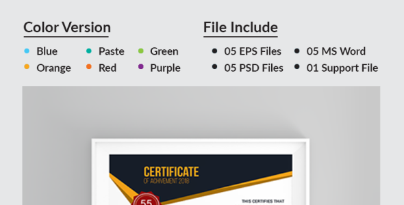 Шаблон сертификата на тему графика