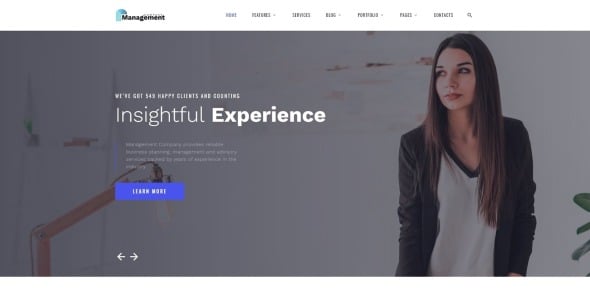 элегантный шаблон сайта бизнес консалтинговой компании