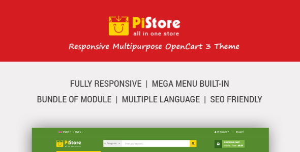 универсальный адаптивный шаблон opencart