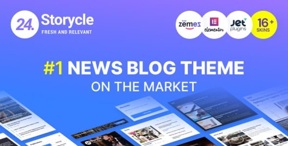 многофункциональный новостной портал wordpress elementor theme