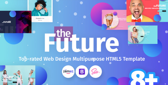 веб дизайн универсальный шаблон сайта html5