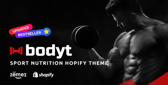 спортивное питание shopify тема