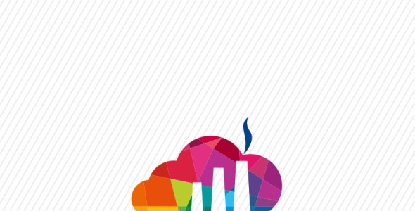 Шаблон логотипа на тему графика