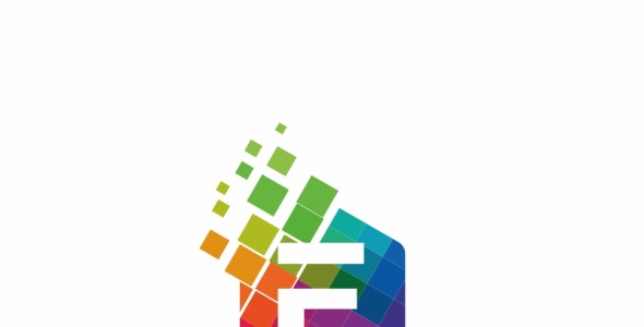 Шаблон логотипа на тему графика