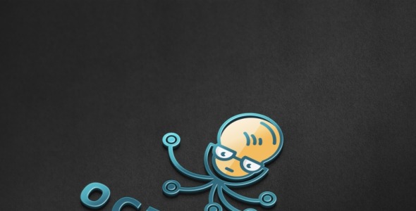 Шаблон логотипа на тему графика