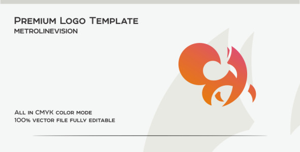 Шаблон логотипа на тему графика