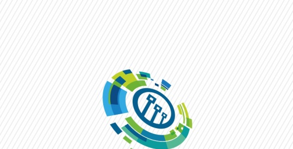 Шаблон логотипа на тему графика