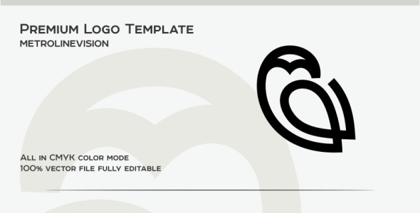 Шаблон логотипа на тему графика